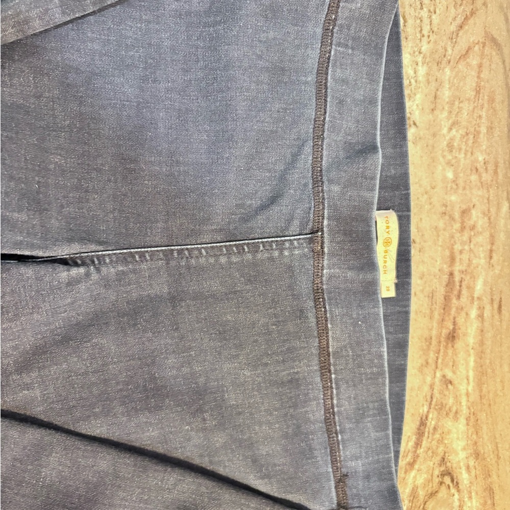 Tory Burch Mid Rise Denim Legging Jeans with Panel Pocket Details Woman’s sz 29 - Picture 2 of 4